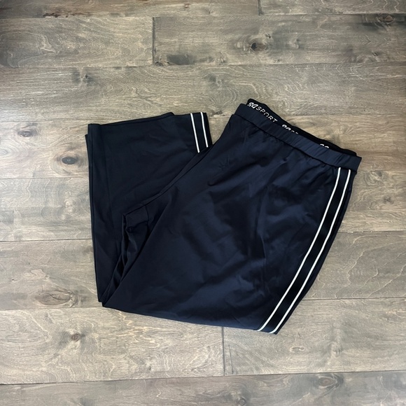 NWOT SG Susan Graver Sport Black Track Pants 5X - Picture 1 of 10